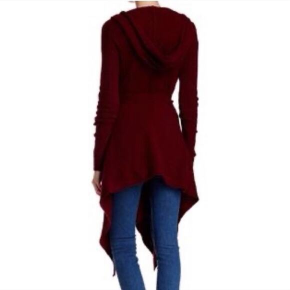 Free People Asymmetrical Sloane Cardigan Sweater - Picture 12 of 12